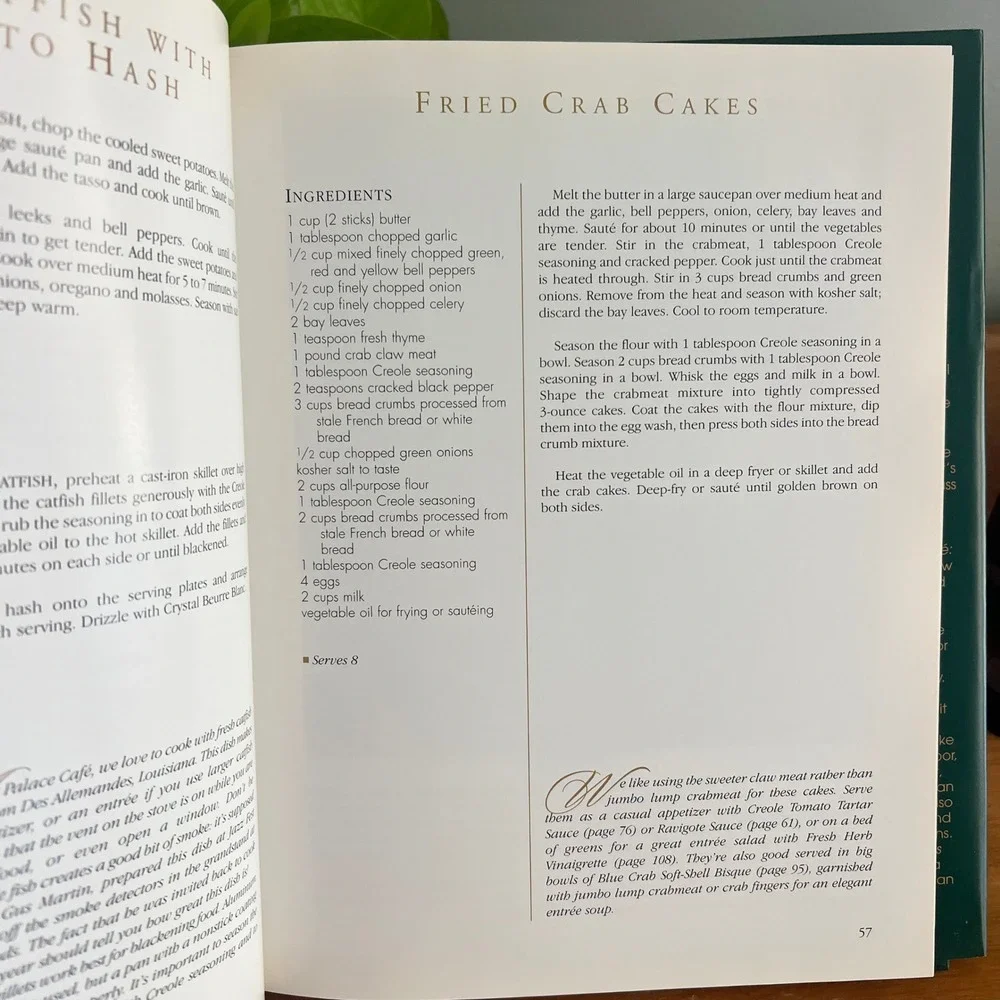 Palace Cafe Cookbook 2002 Signed Inscribed Chef Ben Thibodeaux NOLA